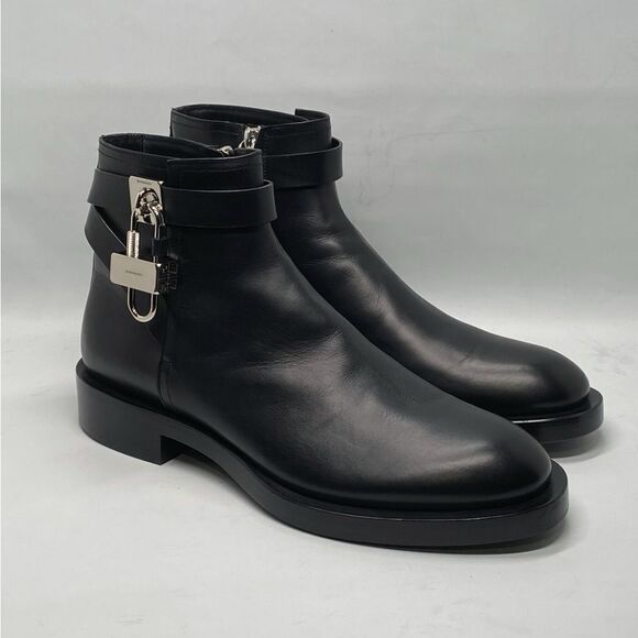 Givenchy Padlock Ankle Leather Boots size 42 - Picture 4 of 16